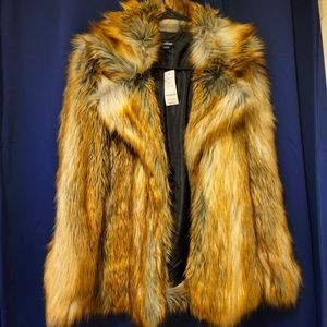 Faux fur Bebe waist coat